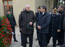 Farewell ceremony for people’s poet Zalimkhan Yagub.  Baku. Azerbaijan, 11 Jan. 2016